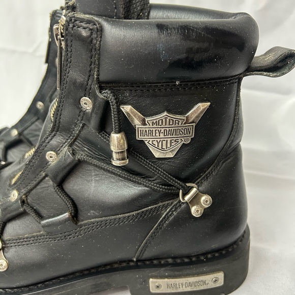 Harley-Davidson Men’s Black riding Boots - Picture 2 of 9